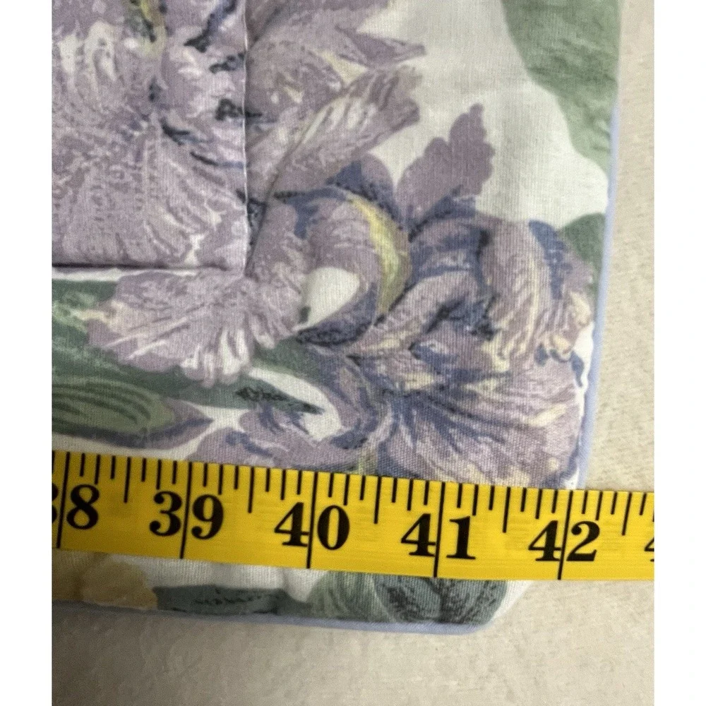 Glynda Turley's‎ 2 Pillow Shams Flower Garden King Tulip Hydrangea Iris Shabby